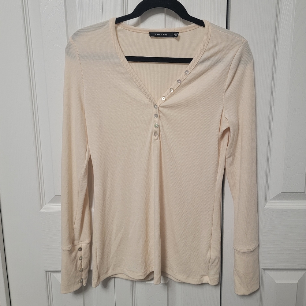 Doe & Rae Long Sleeve Henley